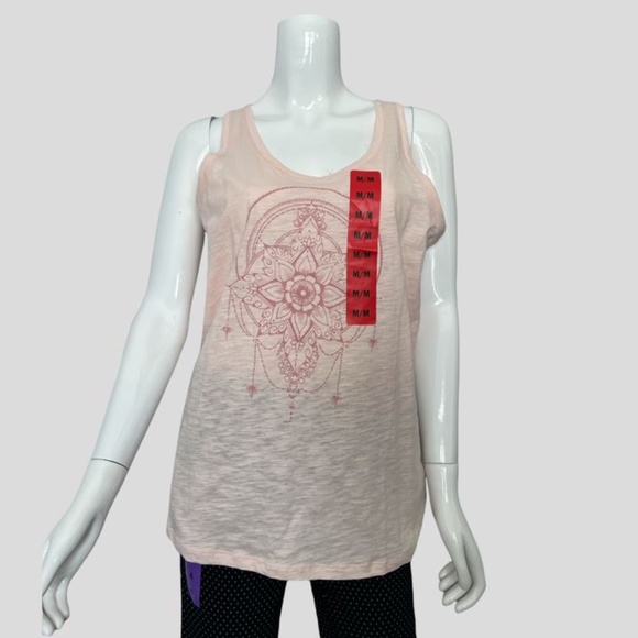 Gaiam Women's Tank Top | Black | Mudra | Boho I Medium - Large - Picture 2 of 11